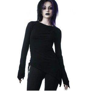 Mercury Rising Top - XS / Black | Killstar NWT